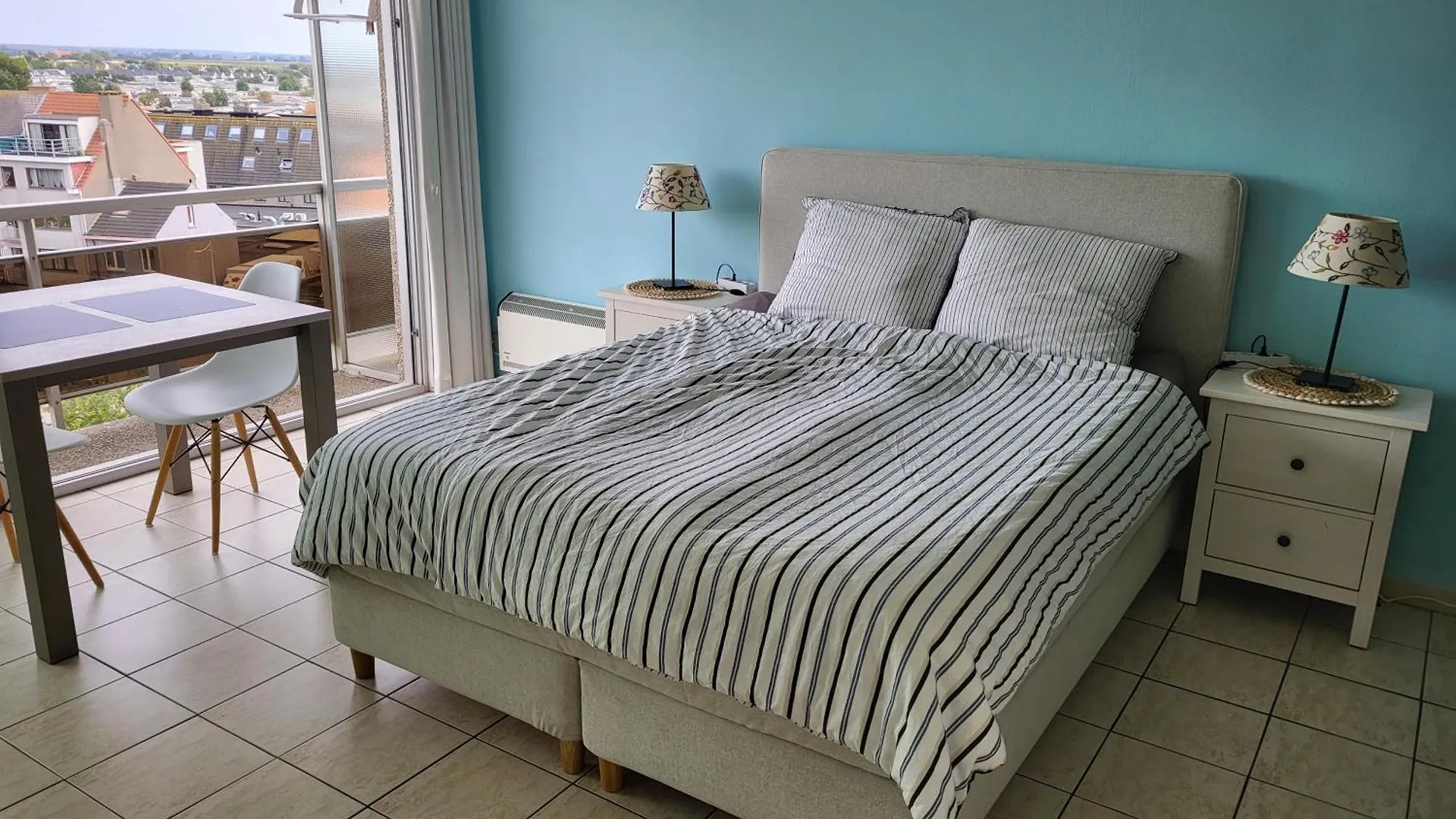 Studio With Sea View And Panoramic View In Bredene Appartement